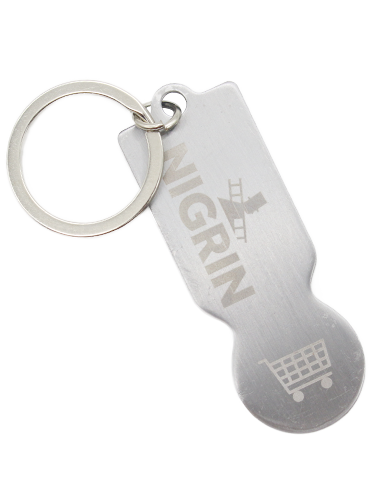 Laser Etching Shopping Cart Opener