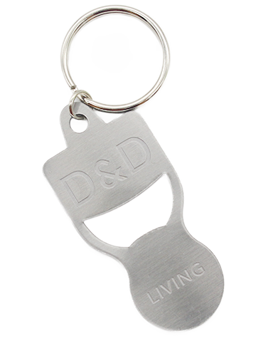 Photo Etching Trolley Coin Keychain