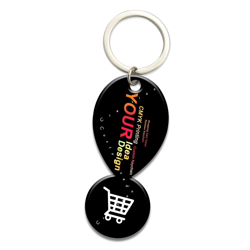 Custom Trolley Token Promotional keychains