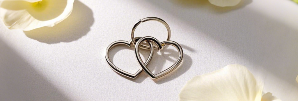 Heart with Key Ring Heart with Key Ring